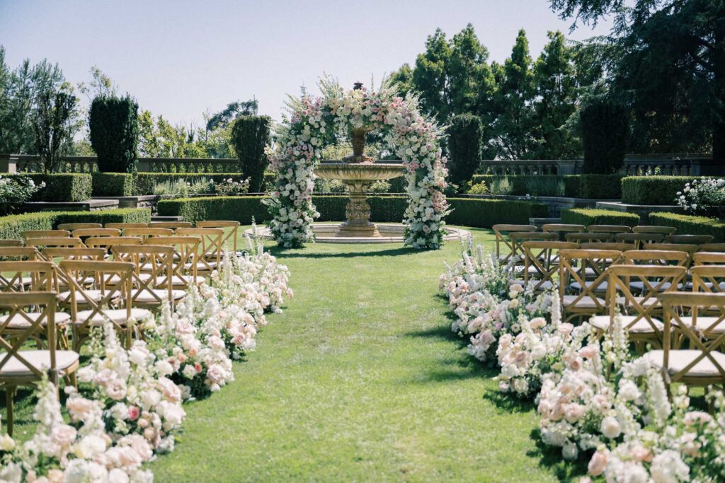 Greystone Mansion wedding ceremony