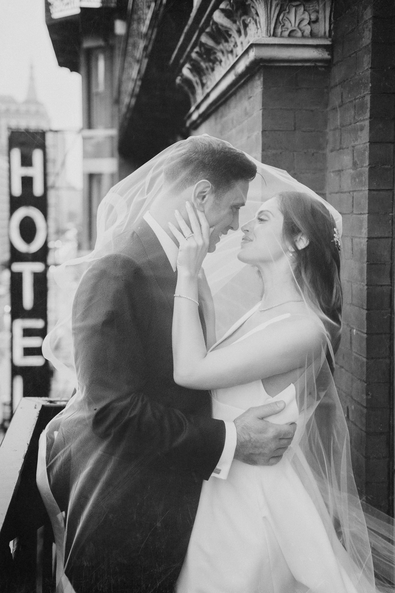 Bride and Groom are getting married in Chelsea Hotel NYC